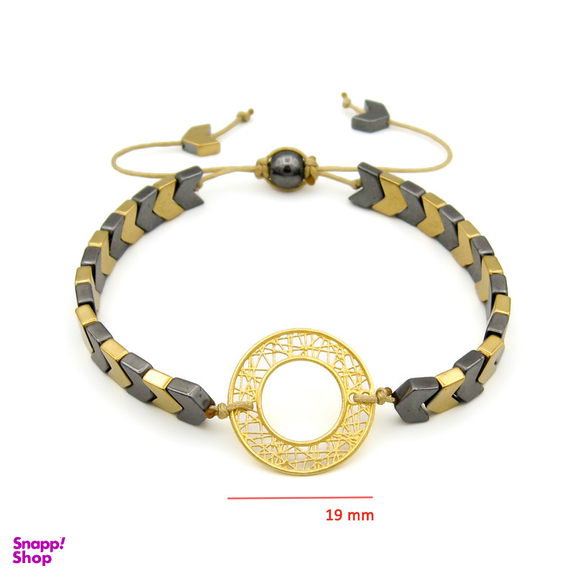 دستبند طلا 18 عیار زنانه کاپانی مدل kb026