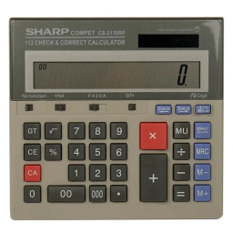 ماشین حساب شارپ مدل CS-2130RP کد 1124