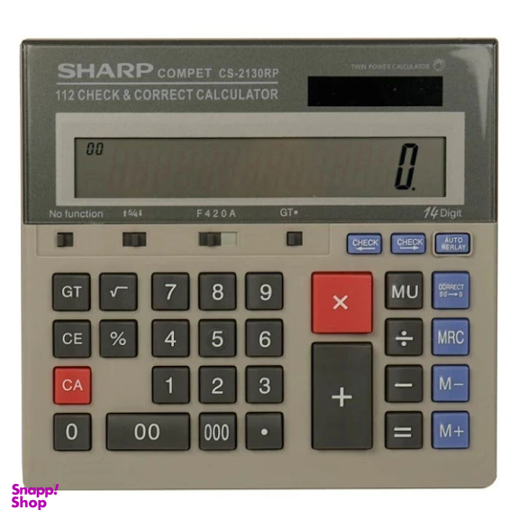 ماشین حساب شارپ مدل CS-2130RP کد 1124