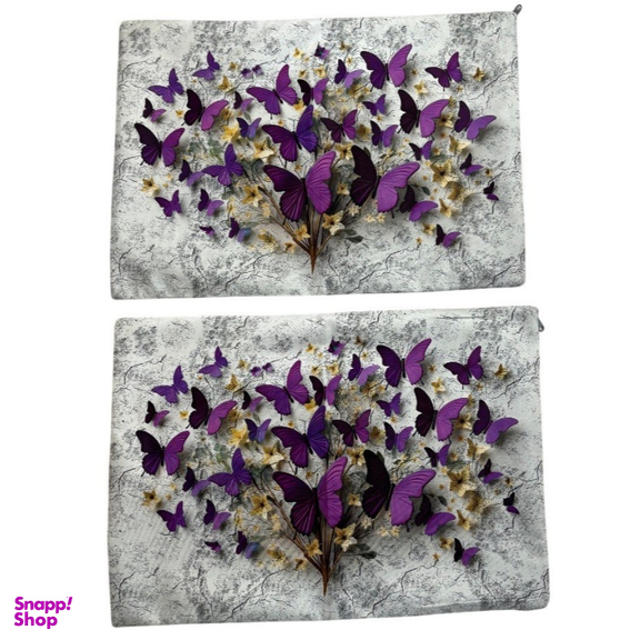 روبالشی طرح پروانه کد 312 مجموعه 2 عددی