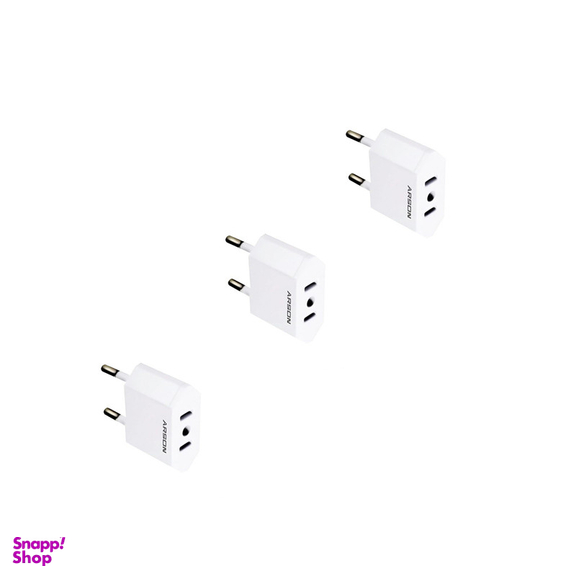 مبدل برق آرسون مدل AN-A61 در بسته 3 عددی