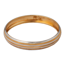 النگو طلا 18 عیار زنانه گالری تاج آبادی مدل آوا کد 471