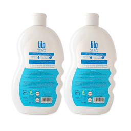 شامپو کودک و نوزاد مانا مدل سر و بدن حجم 750 میلی لیتر بسته 2 عددی