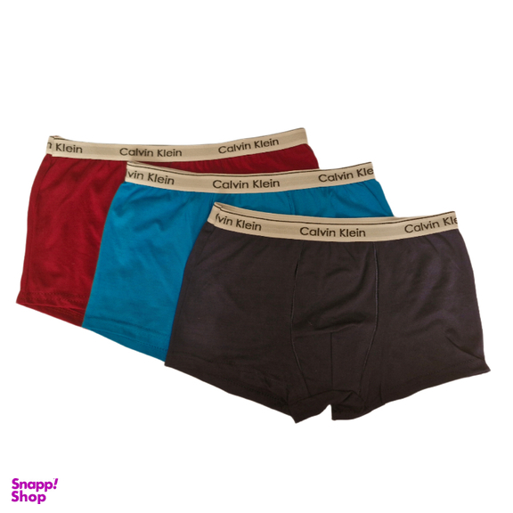 شورت نیم پا کشی رنگی کد 98 بسته 3 عددی