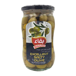 کنسرو زیتون شور درشت بقاء وزن 590 گرم