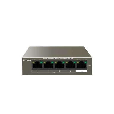 سوییچ غیرمدیریتی 5 پورت PoE تندا مدل TEF1105P-4-38W