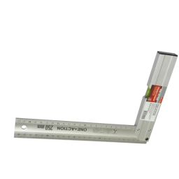 گونیا نجاری وان اکشن مدل تراز دار کد YP-ONE ACTION-25CM-TARAZDAR سایز 25 سانتی متر