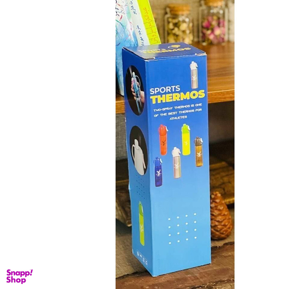 قمقمه دوچرخه مدل اسپری دار گنجایش 0.6 لیتر