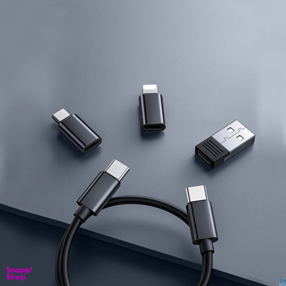 کابل تبدیل USB-C/USB به لایتنینگ/USB-C/MicroUSB مک دودو مدل WF-1720 طول 0.3 متر