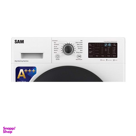 ماشین لباسشویی سام مدل BL-P1463/W ظرفیت 9 کیلوگرم