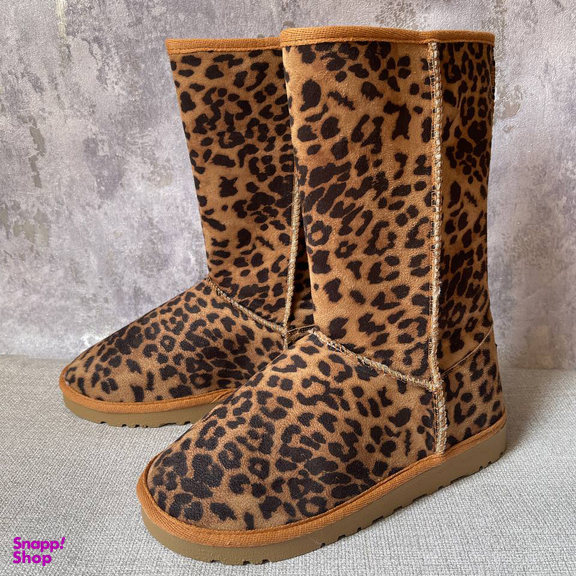 بوت زنانه مدل پلنگی