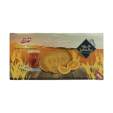 بیسکویت گندم پرتقالی کوپا وزن 900 گرم