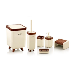 ست سرویس بهداشتی اطلس مدل ژیوار مجموعه 6 عددی