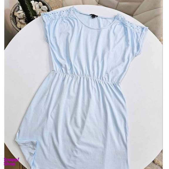 پیراهن زنانه اسمارا کد Z-TY21 رنگ آبی روشن