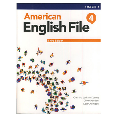 کتاب AM ENGLISH FILE (4) 3rd edition اثر جمعی از نویسندگان انتشارات زبان مهر به همراه سی دی