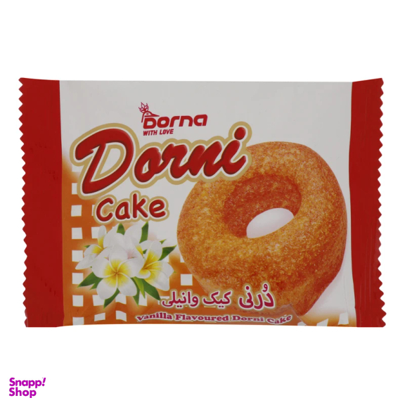 کیک درنا مدل درنی طعم وانیل وزن 40 گرم