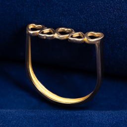 انگشتر طلا 18 عیار زنانه جواهری سون کد 5718