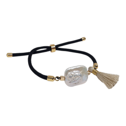 دستبند طلا 18 عیار زنانه والنزا طرح باروک کد 953795