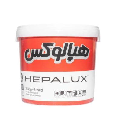 رنگ اکریلیک سفید هپالوکس کد 912 وزن 4 کیلوگرم