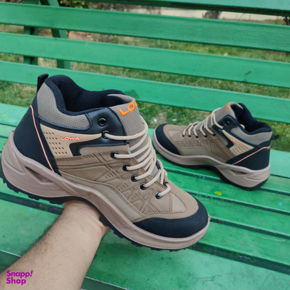 نیم بوت مردانه lowa کد LW1004 رنگ خاکی