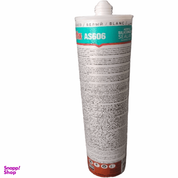 خمیر درزگیر ماستیک سیلیکونایز سفید آکفیکس کد AS606