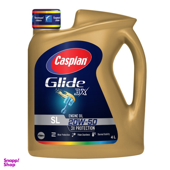 روغن موتور خودرو کاسپین مدل SL 20W-50 حجم ۴ لیتر