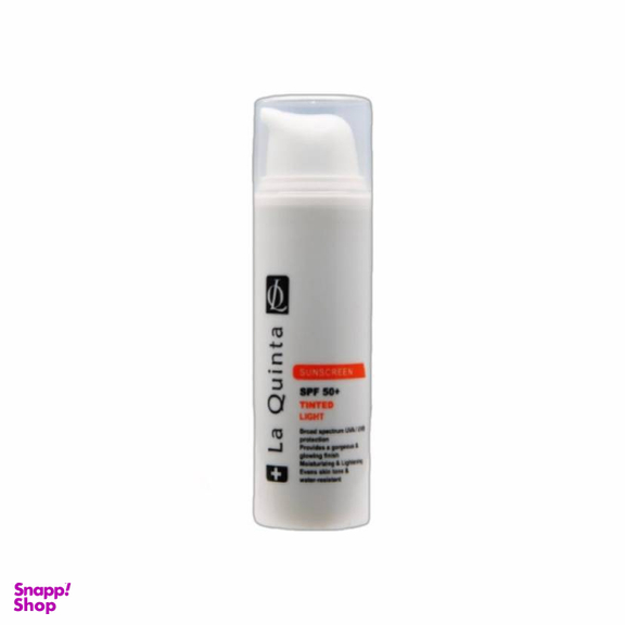 کرم ضد آفتاب رنگی لاکویینتا مدل light tint حجم 50 میلی لیتر
