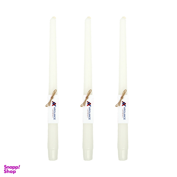 شمع آرولنس طرح قلمی مدل L30 بسته 3 عددی