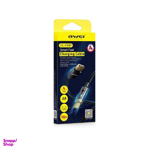 کابل تبدیل USB به Type-C اوی مدل Awei CL139T طول 1 متر