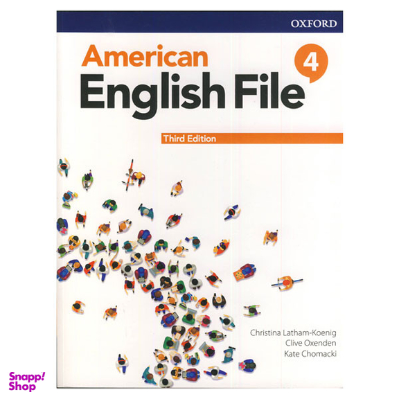 کتاب AM ENGLISH FILE (4) 3rd edition اثر جمعی از نویسندگان انتشارات زبان مهر به همراه سی دی