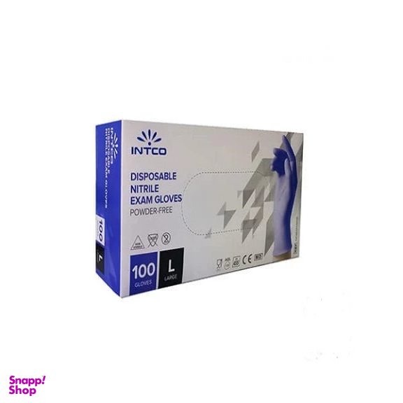 دستکش یکبار مصرف اینتکو مدل D.Int. L بسته 100 عددی