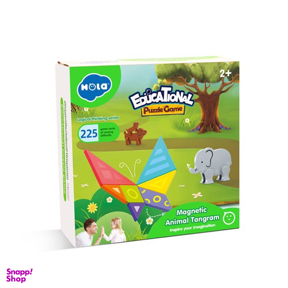 پازل آموزشی مگنتی حیوانات هولا مدل E7982