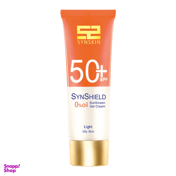 کرم ژل ضد آفتاب فاقد چربی ساین اسکین مدل +SPF50 رنگ روشن حجم 30 میلی‌ لیتر