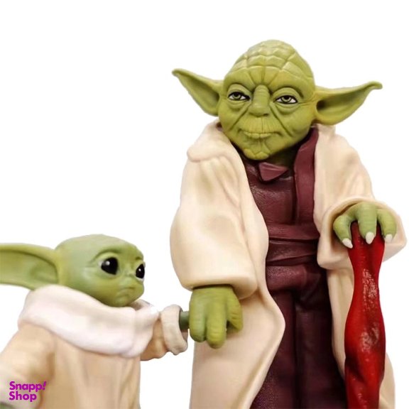 مجسمه مدل یودا و گروگو سایز 18 سانتی متر
