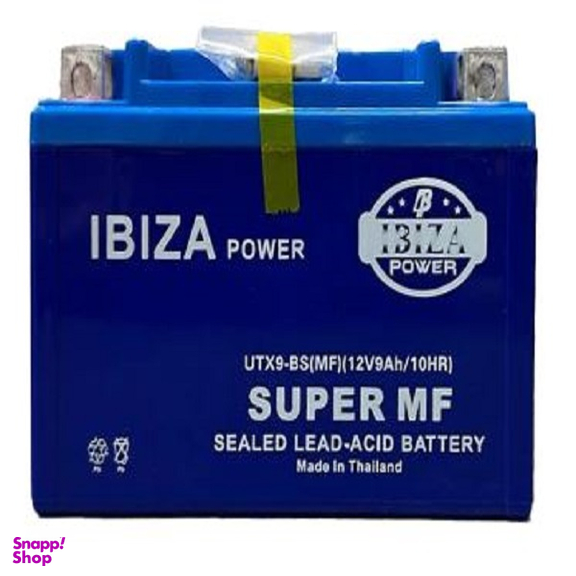 باتری موتور سیکلت کوتاه ایبیزا مدل 12V-9AH