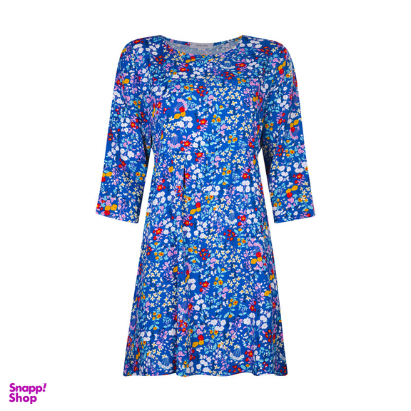 پیراهن یقه گرد زنانه افراتین مدل کژال گل ریز کد 9602