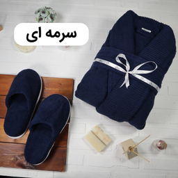 حوله پالتویی دنیز مدل روکو سایز 135 به همراه دمپایی