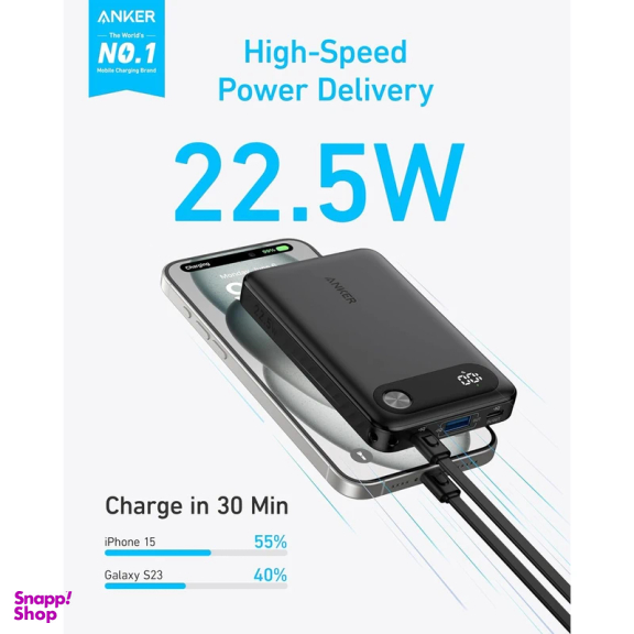 پاوربانک انکر مدل Powercore A1388 ظرفیت 10000 میلی آمپر ساعت