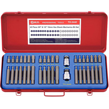 آچار بیت جنیوس تولز  مدل Tx-3440 مجموعه 40 عددی