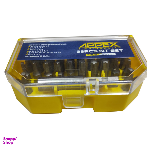 سری پیچ گوشتی اپکس مدل SMT-2433 بسته 33 عددی