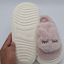 دمپایی حوله ای مدل خرگوشی کد 426 رنگ صورتی