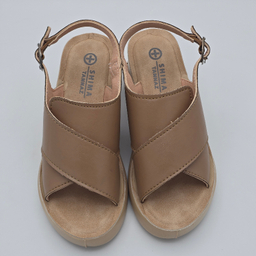 صندل زنانه شیما مدل طناز کد 629389 رنگ نسکافه ای