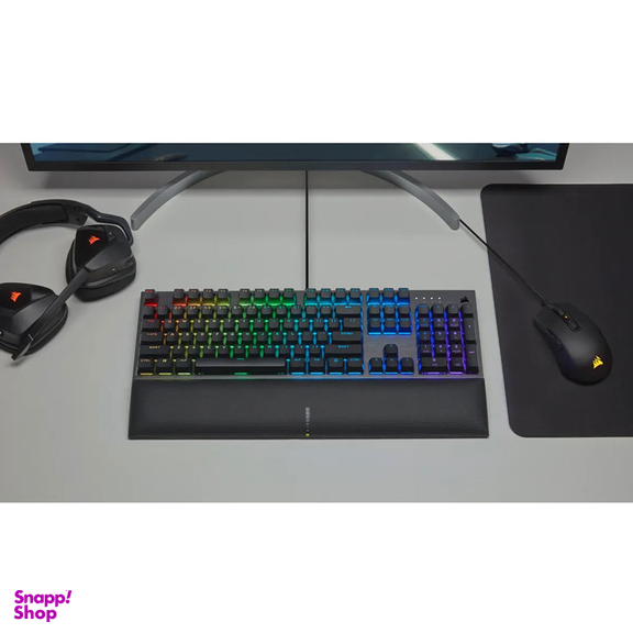 کیبورد مخصوص بازی کورسیر مدل K60 RGB Pro Low Profile Mechanical
