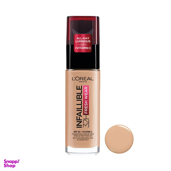 کرم پودر لورآل مدل Infaillible 32H شماره 220 حجم 30 میلی لیتر