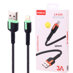 کابل تبدیل USB به Lightning هیسکا مدل LX-835i طول ۱ متر