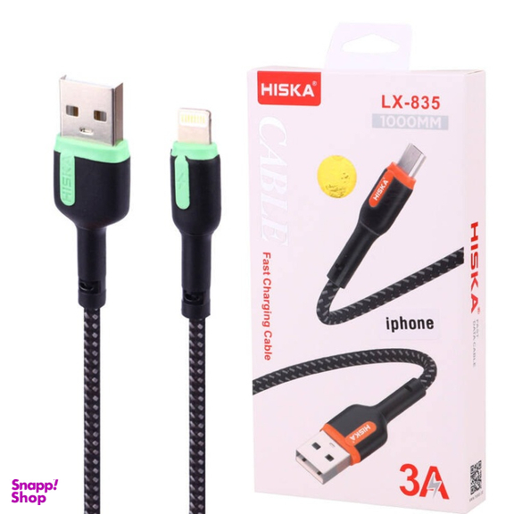 کابل تبدیل USB به Lightning هیسکا مدل LX-835i طول ۱ متر