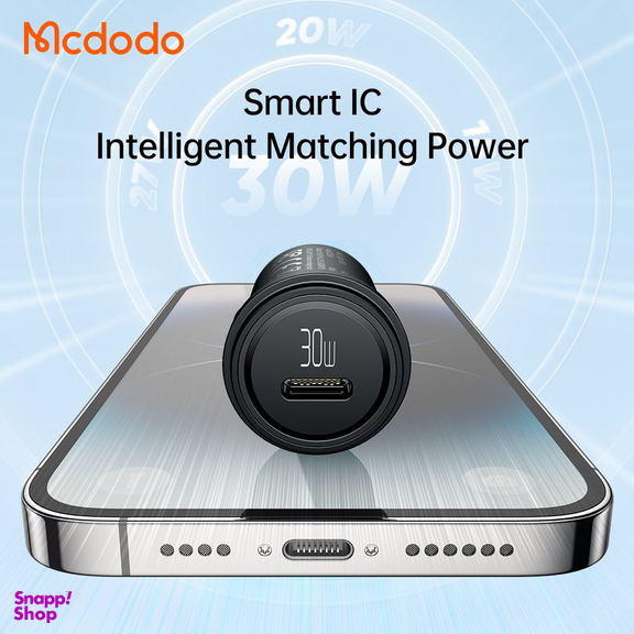 شارژر فندکی مک دودو مدل CC-7493 به همراه کابل Type-C