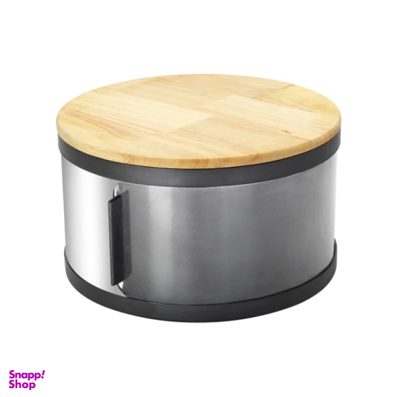 ظرف نان سام ست مدل گرد به همراه تخته برش چوبی