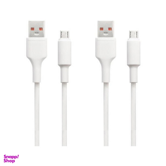 کابل USB به microUSB دبلیو یو دبلیو کد X118 طول 1 متر بسته 2 عددی