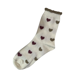 جوراب زنانه کوکو اند هانا طرح قلب کد Coco-1